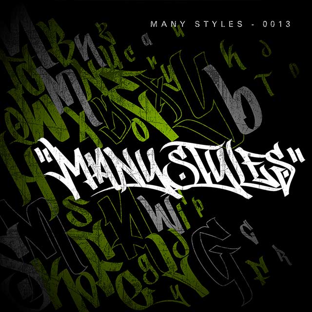 ManyStyles Generative Graffiti Font, Main Cover Image